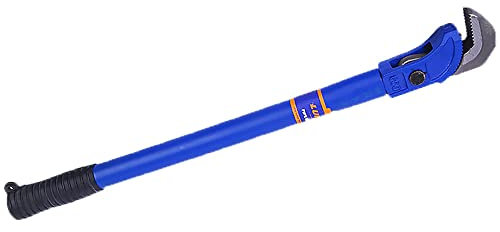 Rohrzange, Professioneller Schwerlast-Sanitärschlüssel für Reparatur/Tischlerei/Mechanik, blau, 18 Zoll