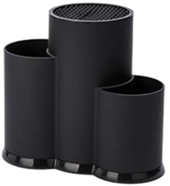 NEHHDC Knife Block Knife Storage Knife Holder Knife Stand MultiFunction Utensil Holder Knife Block PP Flatware Drainer Storage Box Spoon Fork Kitchen Organizer Rack Knife Organizer (Blue : Zwart)