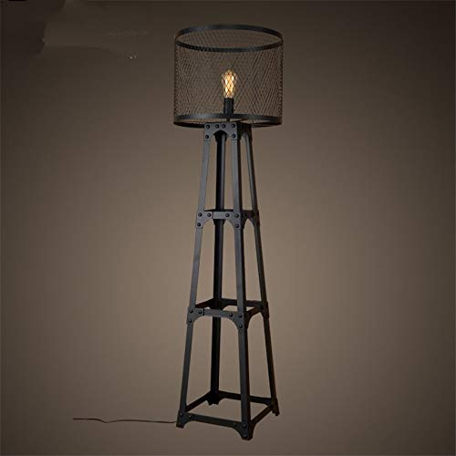 FARUTA Floor lamp Tripod Black Vintage Tower Standing Industrial Floor Lamps Lights for Dining Room Foyer Floor lamp