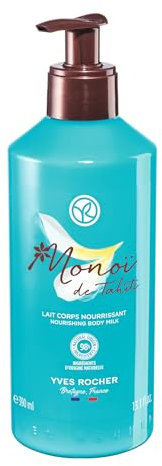 Yves Rocher Latte Corpo Monoï 390 ml | Lozione corpo idratante intensiva 24 ore per tutti i tipi di pelle