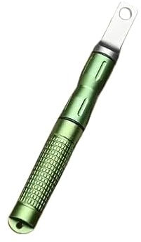 Strumento di sopravvivenza per acciarini, avviatori, attività all'aperto, bushcraft, campeggio (verde)