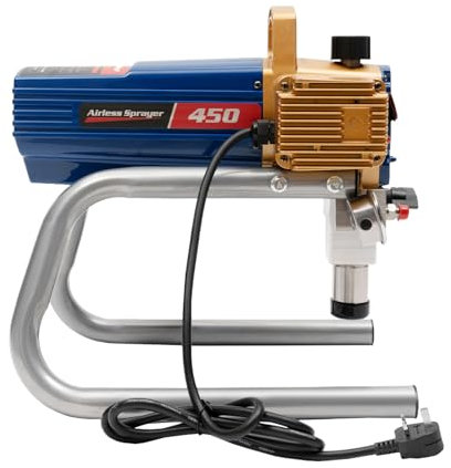 1500W Airless Paint Sprayer - Professional Electric Paint Spray Gun for Interior & Exterior Walls DIY Projects with Adjustable Pressure,with Paint Sprayer Accessories (26ft Hose)