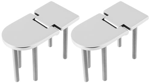 YINETTECH 2 Unidades Bisagras Ocultas para Puertas de Barco de Acero Inoxidable 316 (75 X 40 Mm)