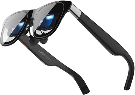 XREAL One Pro AR Gafas con Chip X1,Real 3D Lentes XR Nativo 3DoF, Óptica X-Prism, 57° FOV, Pantalla HD 171 y 120 Hz, Lentes AR con iPhone17/16/15,SteamDeck,ROG,Mac PC, Android iOS, L (IPD 66–75mm)