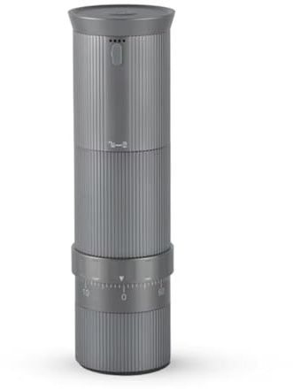 Luobannm Molinillo de Café Eléctrico Portátil - Núcleo de Molienda Compacto de Acero Inoxidable, Ideal para Viajes y Cocinas Pequeñas.