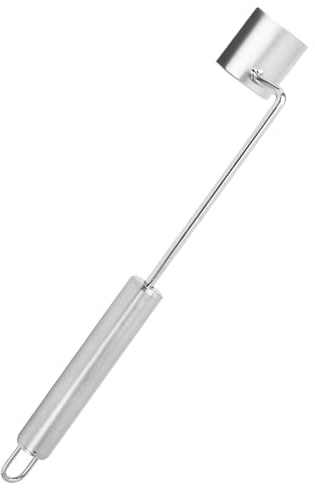 Pelapatate manuale da cucina con meccanismo a spinta scorrevole, protezioni per le dita, ideale per barbecue a casa, barbecue, spogliarello