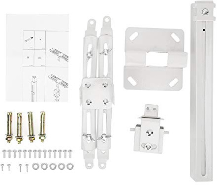 DouWen MO Universal Projector Ceiling Mount, Adjustable Projector Wall Ceiling Bracket Holder, Telescopic Range 45-63cm with Full Set Screws, for Home Office School Theater Installation