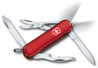 Victorinox, Midnite Manager, Coltellino Svizzero, Originale, Multiuso, Campeggio, 10 Funzioni, Lama, piccola, Spelafili