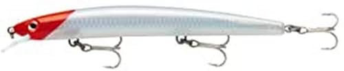 Rapala - MaxRap Angelköder - Angelzubehör mit aerodynamischem Profil - Salzwasser Spinnköder - Lauftiefe 0,3-0,9m - Fischköder 13cm, 15g - Hergestellt in Estland - Flake Red Head