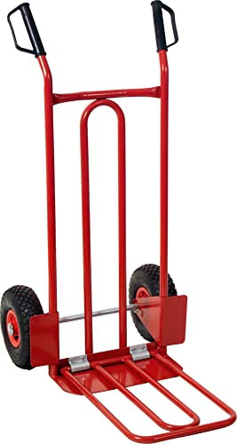 KS Tools 160.0226 Transport-Stapelkarre mit Luftbereifung, 250kg