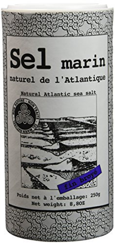 ERIC BUR Sel Fin Marin de l'Atlantique Boîte Verseuse 250 g - Lot de 6