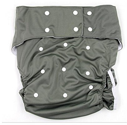 Stoffwindel für Erwachsene, Herren, Inkontinenzversorgung, schützende Unterwäsche, Tasche mit doppelter Öffnung, verstellbare Größe, waschbar und wiederverwendbar, auslaufsicher, von LukLoy