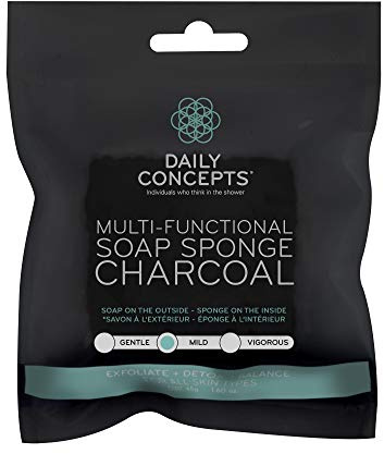 Daily Concepts Multifunctional Soap Sponge to Exfoliate, Cleanse and Detoxify The Skin, Safe for All Skin Types 52g