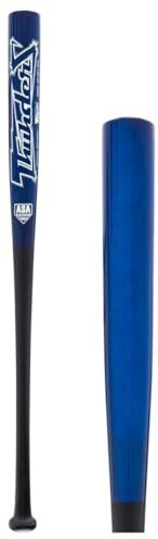 Brett Bros. Thunder Softballschläger aus Bambus/Ahornholz, ASA, langsames Spielfeld, SST500, Schwarz/Blau, 84 cm, 765 g