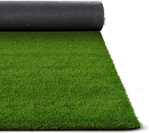 Erba Sintetica con Manto di Varie Altezze (da 14 a 50 mm) | Prato Finto da Esterno Drenante, Tosca - 35 mm | Rotoli in Varie Misure - 200x200 cm