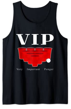 Very Important Ponger Beer Pong Lustig Bierpong Damen Herren Tank Top