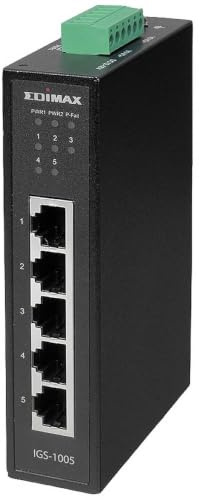 Edimax IGS-1005 - Switch industriale per guida DIN a 5 porte Gigabit