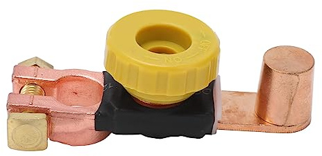 Batterietrennschalter, Minus der Batterie Batterietrennschalter Batterie-Trennschalter Minus-Positionsklemme ABS-Messing Strom-Abschaltschalter Ersatz für 6 V, 12 V, 24 V