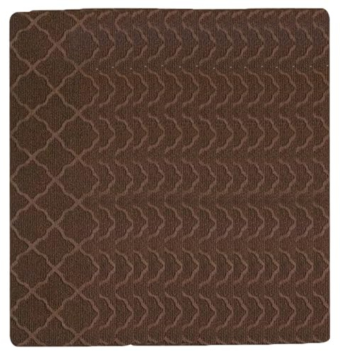 Angelluck Set di 15 gradini antiscivolo per scale in legno per interni in morbido poliestere 76 x 20 cm con supporto