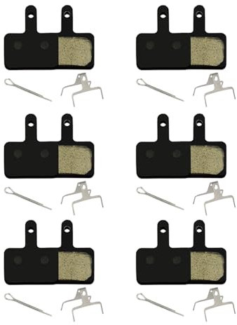 6 pièces de plaquettes de frein pour vélo à disque, plaquettes de frein en céramique pour Shimano, Tektro, TRP, M575 M525 MT200 T615 M505 M495, plaquettes de frein de rechange pour vélo électrique
