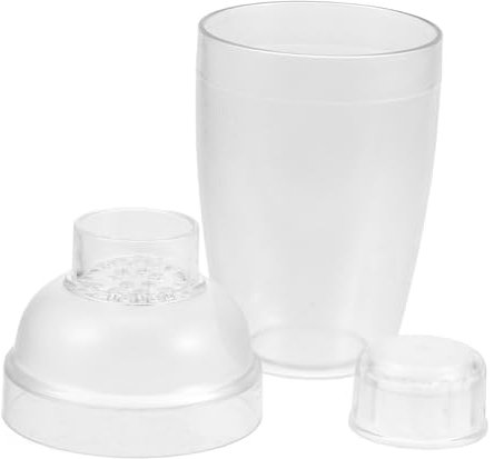 Alipis Shaker e Facile da Pulire da 350 Ml per Cocktail in Plastico con Scala Graduata Design Ergonomico per Bar e Cucina