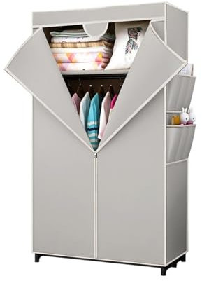 DANNMPX Kleiderschrank Tragbarer Kleiderschrank, Aufbewahrungsorganisator, Hängeregal, Vliesstoff, Einfache Hängegarderobe Einfacher Kleiderschrank(G)
