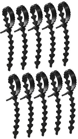 ibasenice 10pièces Sangles Réglables pour Arbres Jardin Supports Robustes Caoutchouc Lanières Durables pour Fixation Branches Fruitiers