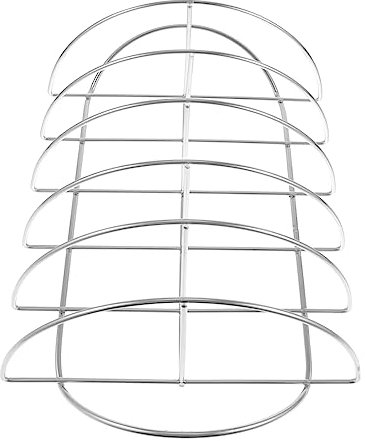 BESTonZON 1 Stück BBQ Grill Rack für Outdoor Barbecue Robuster Rippchenhalter für Grillresultate zu Reinigen und Langlebig für Fleischliebhaber