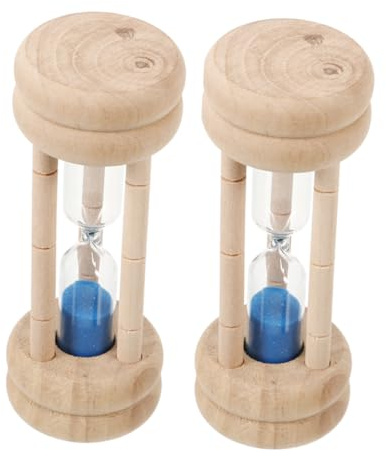 Alipis 2 pezzi per Timer Spazzolatura Denti Minuti Timer Visivo per Attività Scolastiche e Uso Design