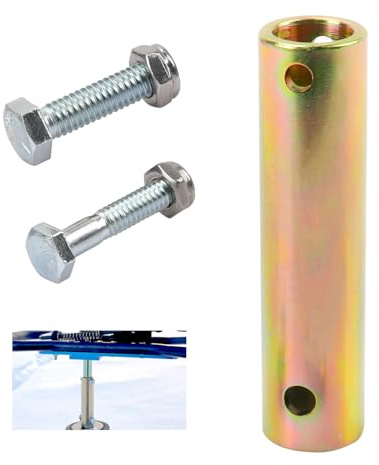 Ice Auger Adapter Compatible with K-Drill Auger & Clam Drill Plate, Electric Drills Ice Fishing for Connecting Auger with Drills Plate, Corrosion-Resistant Attachment with Secure Locking Screws