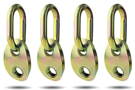 Set di staffe di sollevamento da 4 pezzi Barra di supporto del motore in lega di alluminio per carichi pesanti Anello di sollevamento del motore per cantiere