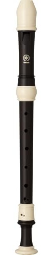 Yamaha YRA-324B Alto Recorder in Key of F, Baroque Fingering, Double holes, Three-Piece Construction, Simulated Ebony Finish