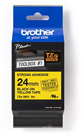 Brother Tze-S651 TZES651 gelb 24 mm