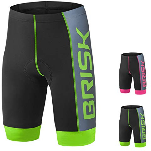 Brisk Bike Padded Cycling Shorts Women Cycle Shorts Cool and Quick Dry Compression Cycling Shorts Women Motorcycle Padded Ladies Cycling Shorts