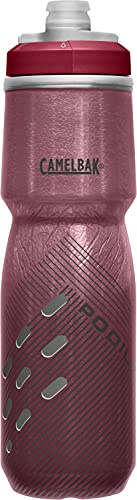 Camelbak Unisex's Podium Chill Bottles, Burgundy Perforated, 0.71 Litre/24 oz