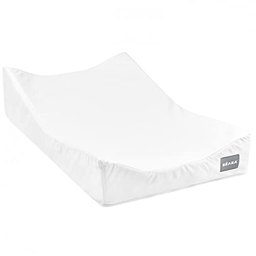 Béaba, Colchón Cambiador Sofalange, Posición inclinada, Limita el reflujo, Duración y Calidad, Tejidos Certificados Oekotex, Made in France, Concepto Patentado, Blanco