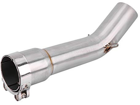 Moto Moto Tubo Di Scarico Slip On Racing Scarico Medio Collegamento Tubo Mi Tubo Adattatore Connettore Sostituzione per FZ1 FZ1-N 2006-2015