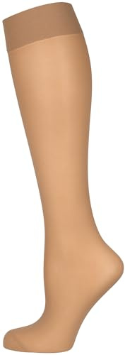 Nur Die Knie Fit in Form 40 DEN mit starker Stützwirkung entlastende semi-transparente Nylon Fein-Kniestrümpfe breiter Komfortbund Damen