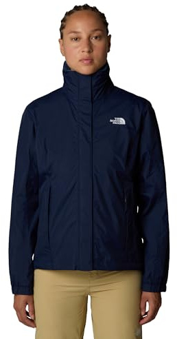 THE NORTH FACE - Giacca da Donna Resolve - Giacca da Trekking Impermeabile e Traspirante - Summit Navy - S