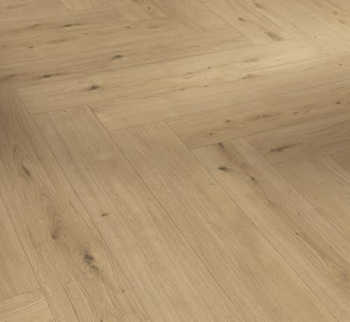 Parador Designboden Modular ONE Eiche Atmosphere natur Authentische Struktur Fischgrät 4-seitige Fase