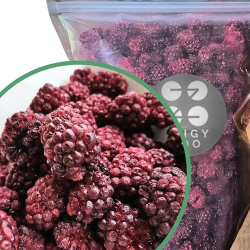 Mora Liofilizada | XL 350g Natural Moras Frutas Deshidratadas | Pure Freeze Dried Fruit | Fruta Deshidratada Sin Azucar | Gefriergetrocknete Brombeeren Fruta Liofilizada | Blackberry Snack ZingyZoo
