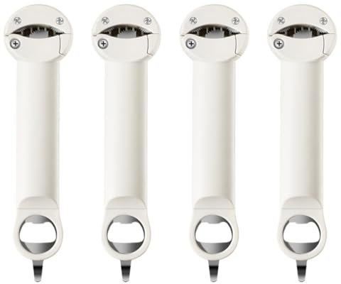 MAGICLULU 4 Piezas Abrelatas Multifuncional Abridor De Tarros De Cristal Puede Suministros Abrebotellas Ajustable Abrelatas Para Acampar Abrelatas Doméstico Acero Inoxidable 201