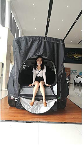 Wasserdichtes 2 Personen Fahrzeug Zelt Baldachin Camping UV-Schutz Dachzelt für Schrägheck MPV Minivan Limousine Heckklappe Vorzelt für Outdoor-Abenteuer