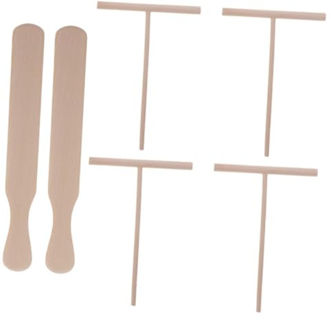 Cabilock Spatola E Spatola in Legno Set Da 6 Pezzi Design Libellula