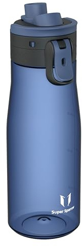 Super Sparrow Water Bottle - 500ml/750ml/1L - One-Tap TouchGulp Bottle - Non-Toxic BPA Free - Lightweight & Sustainable Tritan Water Bottles for Sports, Travel, Outdoors