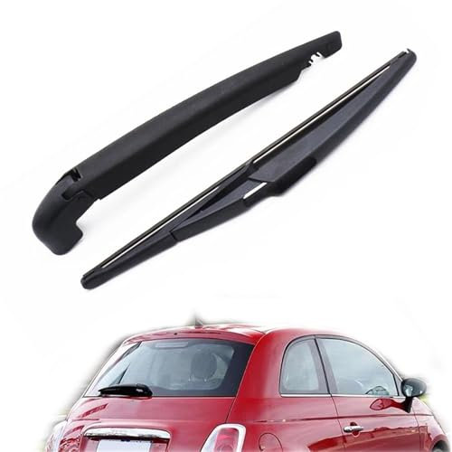 NKLDDE 11 Rear Wiper Blade Arm Set Kit For Fiat 500X 2014- Windshield Windscreen Tailgate Window Car Rain Brush