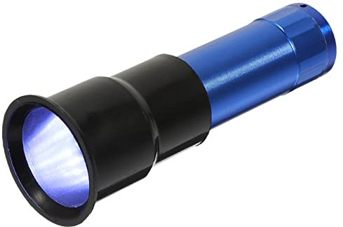 PartyKindom Mire-œufs Professionnel à LED Portable pour Œufs De Poule Et Caille, Usage Agricole Et Incubation, Lampe à Mirer Légère Bleu, Éclairage Froid sans Chaleur, Équipement D’Incubation Précis