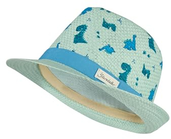 Sterntaler unisex - bebis Solhatt Strohhut Dino
