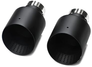 Auspuff Endrohr 1 Stück Einzelauspuffblende Für Golf 7 MK7 Für GTI Schalldämpferblende Für Golf R Auspuffanlage 60 Mm 63 Mm Universaldüse(ID63MM OD101MM)