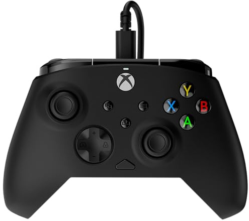 Turtle Beach Rematch Core Black Wired Gaming Controller with Audio Controls, Rumble Motors and Hall Effect Thumbsticks – Licensed for Xbox Series X or S, Xbox One and Windows PCs